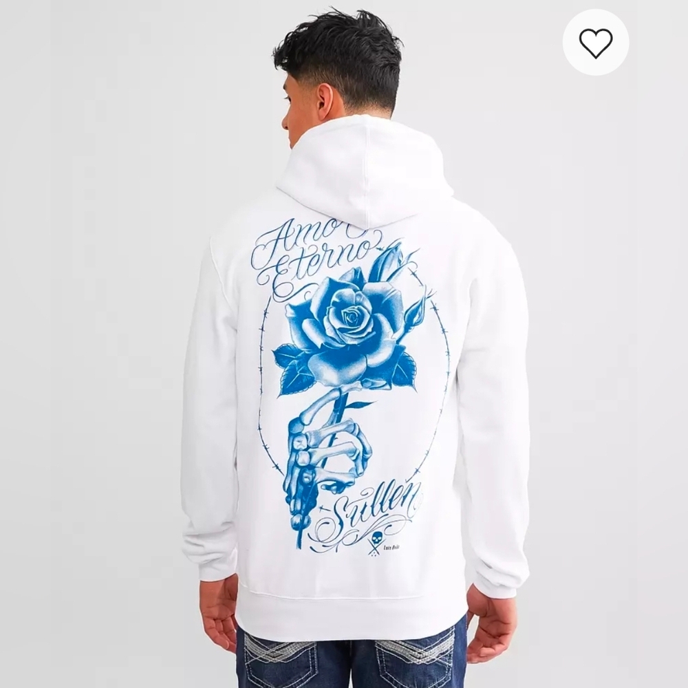 Sullen Size small Amor Eterno Hooded Sweatshirt.